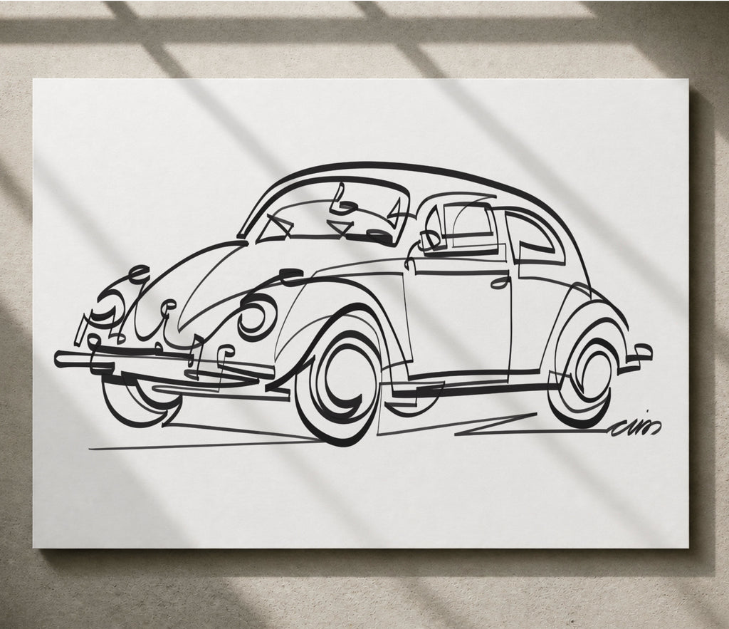 VW Beetle — Art Print