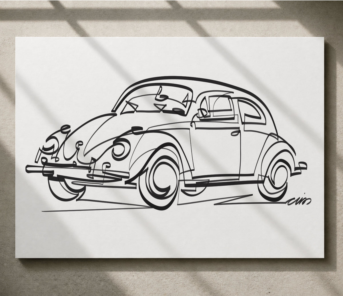 VW Beetle — Art Print