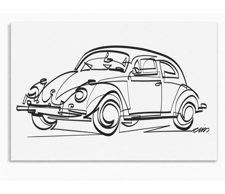 VW Beetle — Art Print