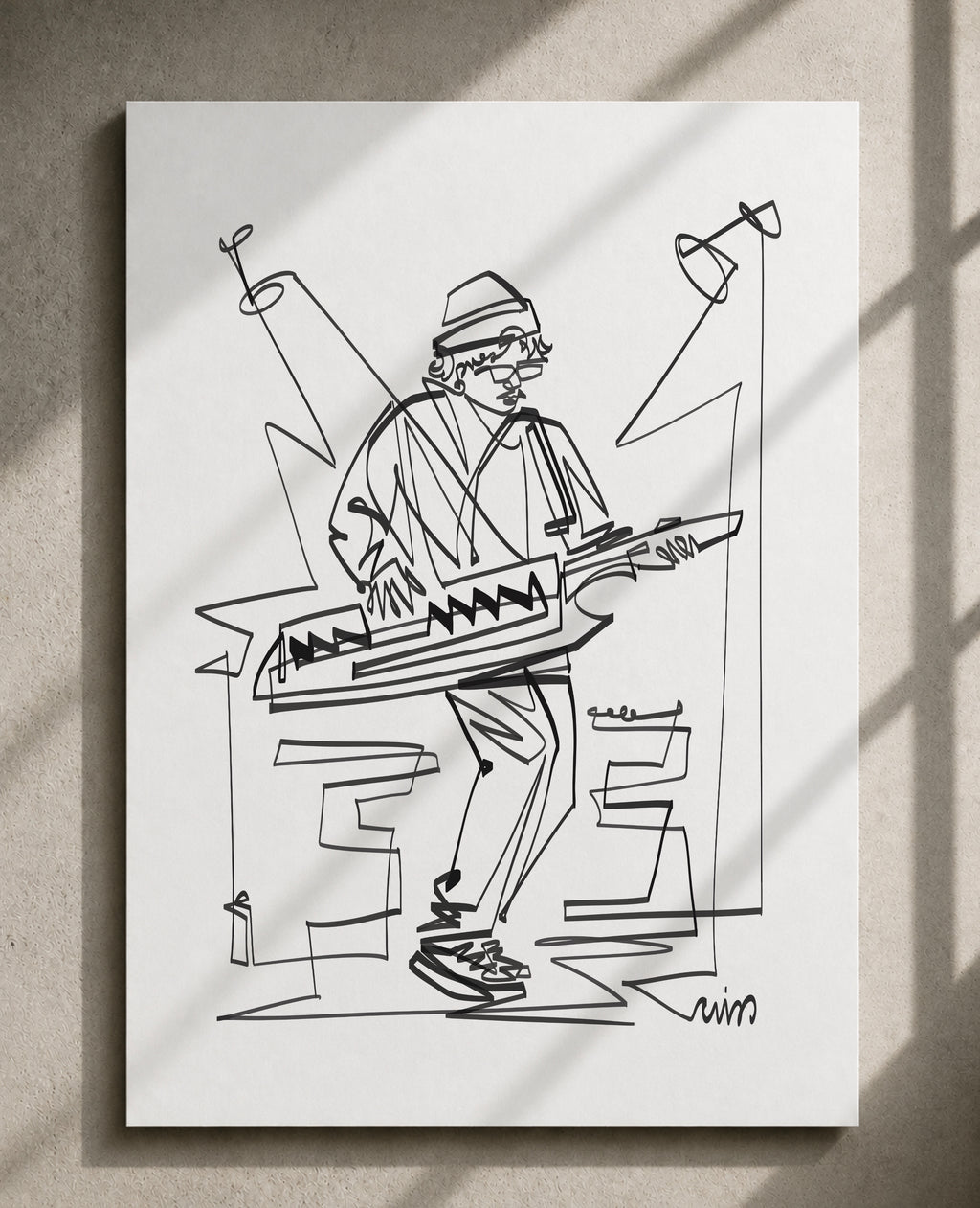 Synth Player — Art Print