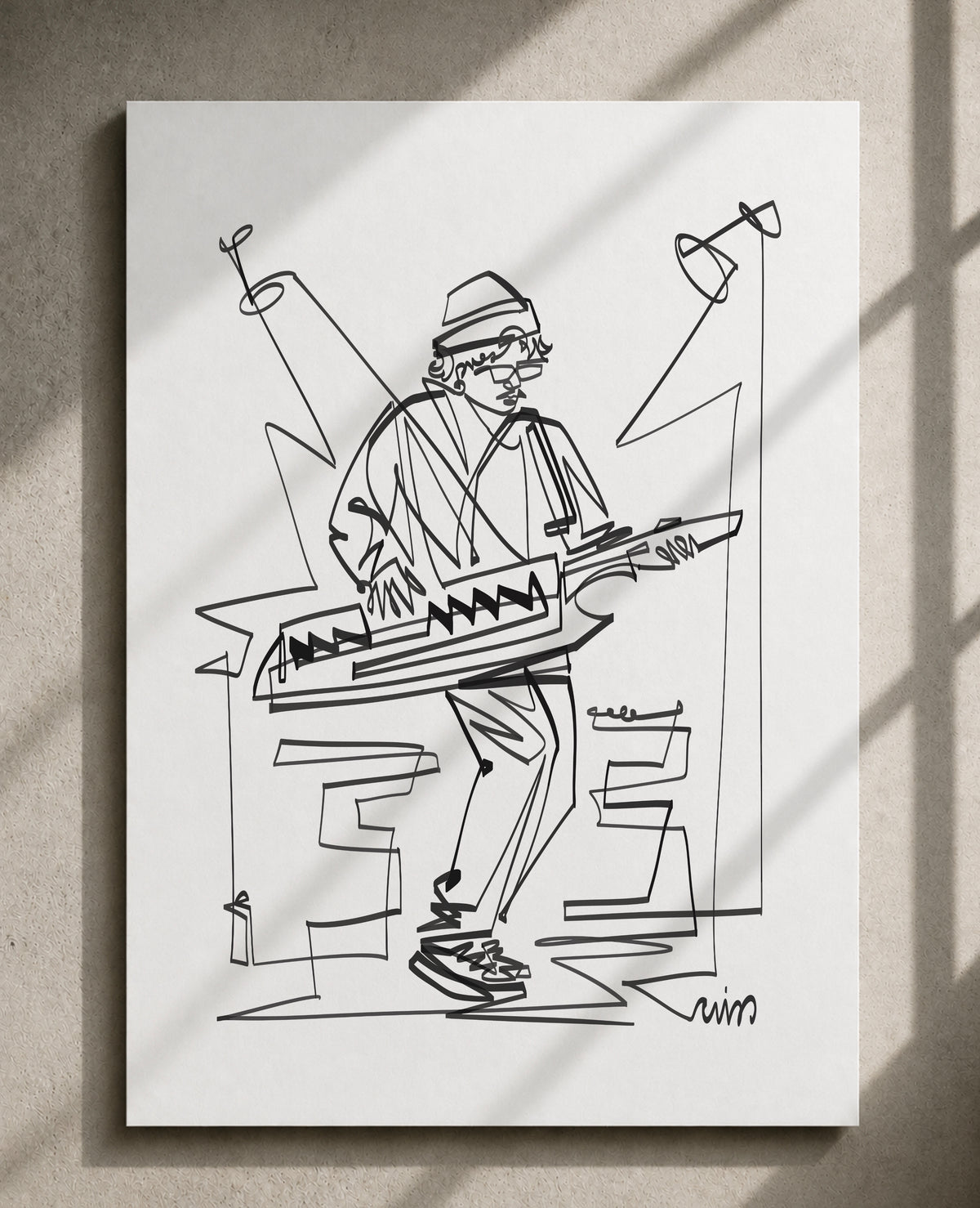 Synth Player — Art Print