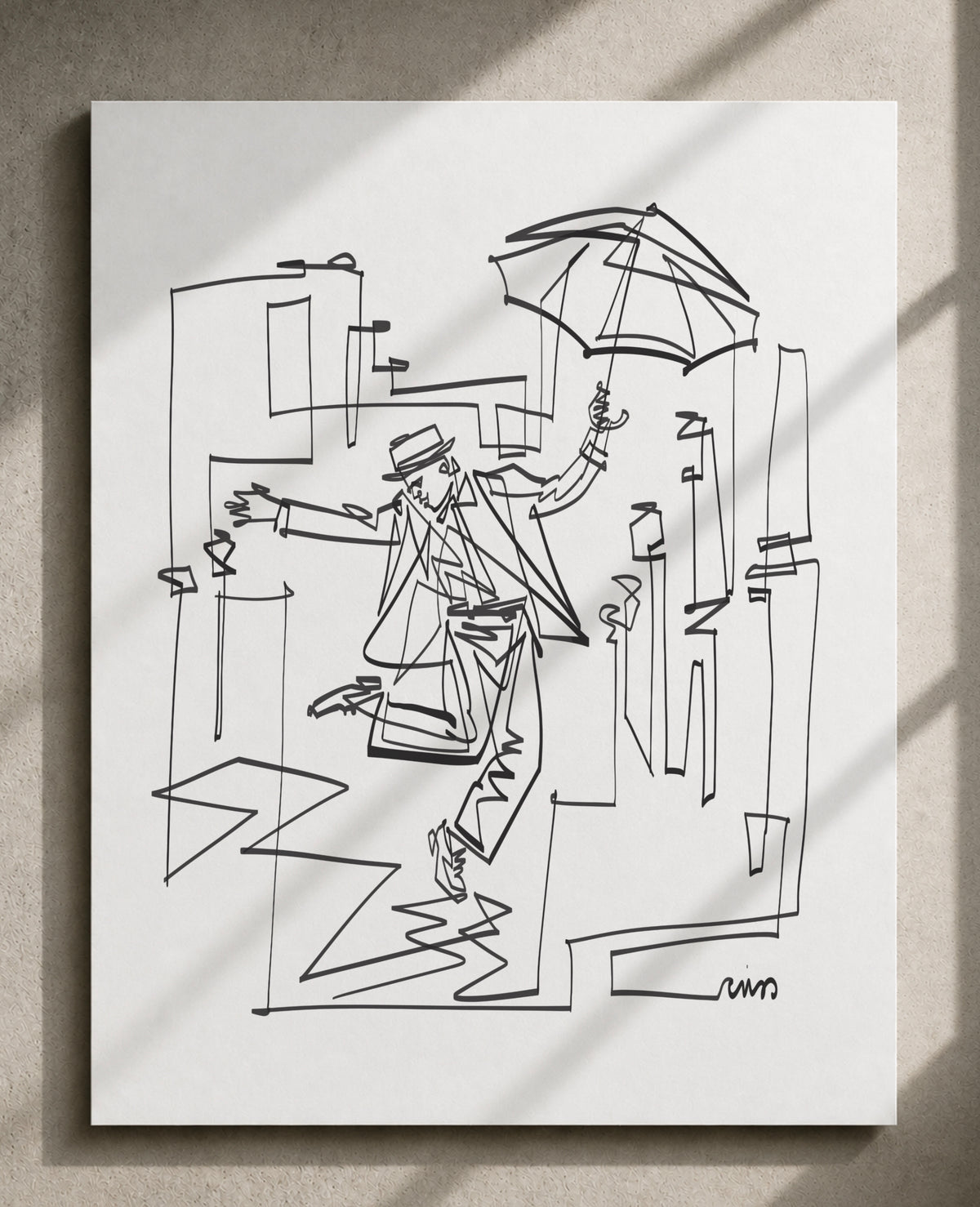 Dancing in the Rain — Art Print