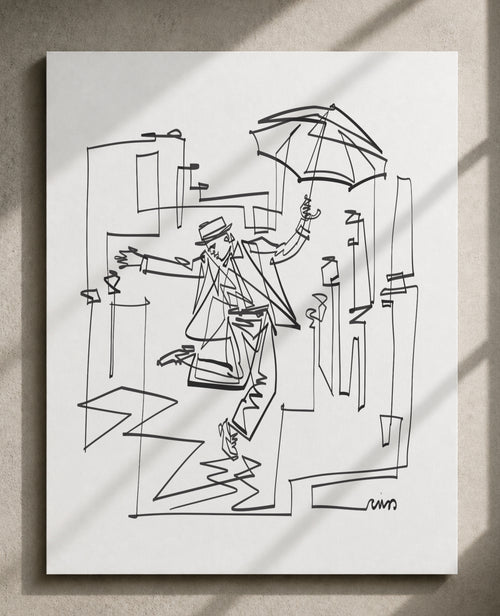 Dancing in the Rain — Art Print