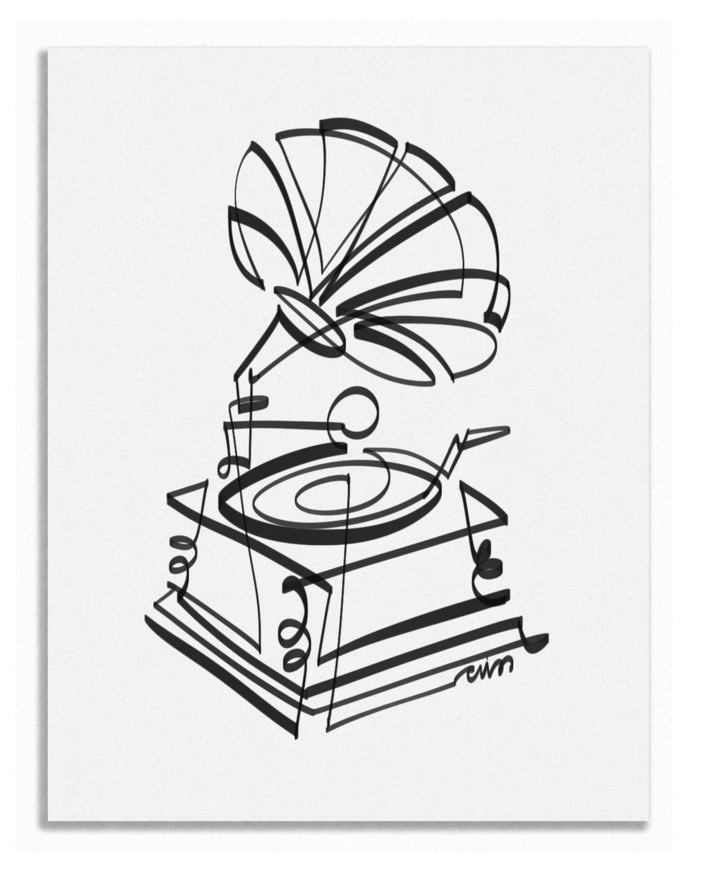 Gramophone — Art Print