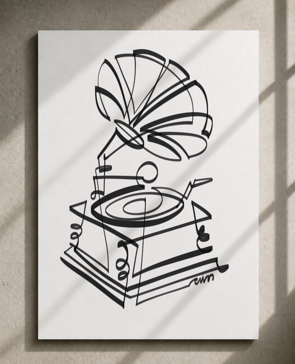 Gramophone — Art Print
