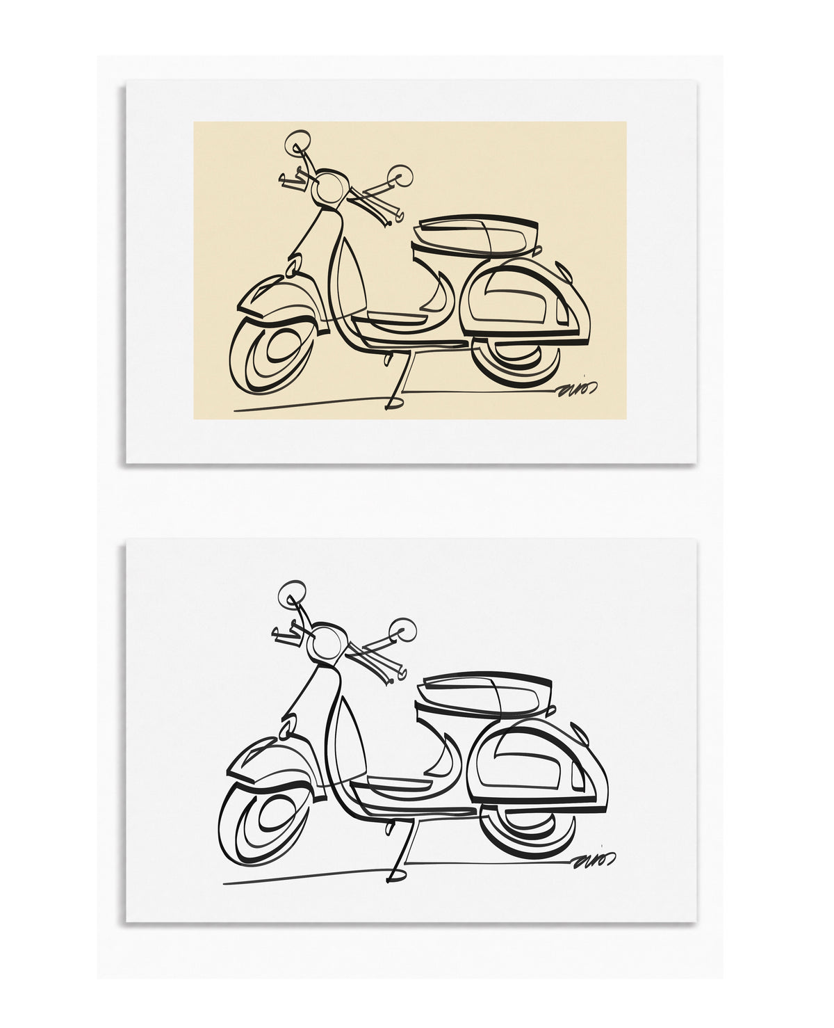 Vespa Scooter — Art Print